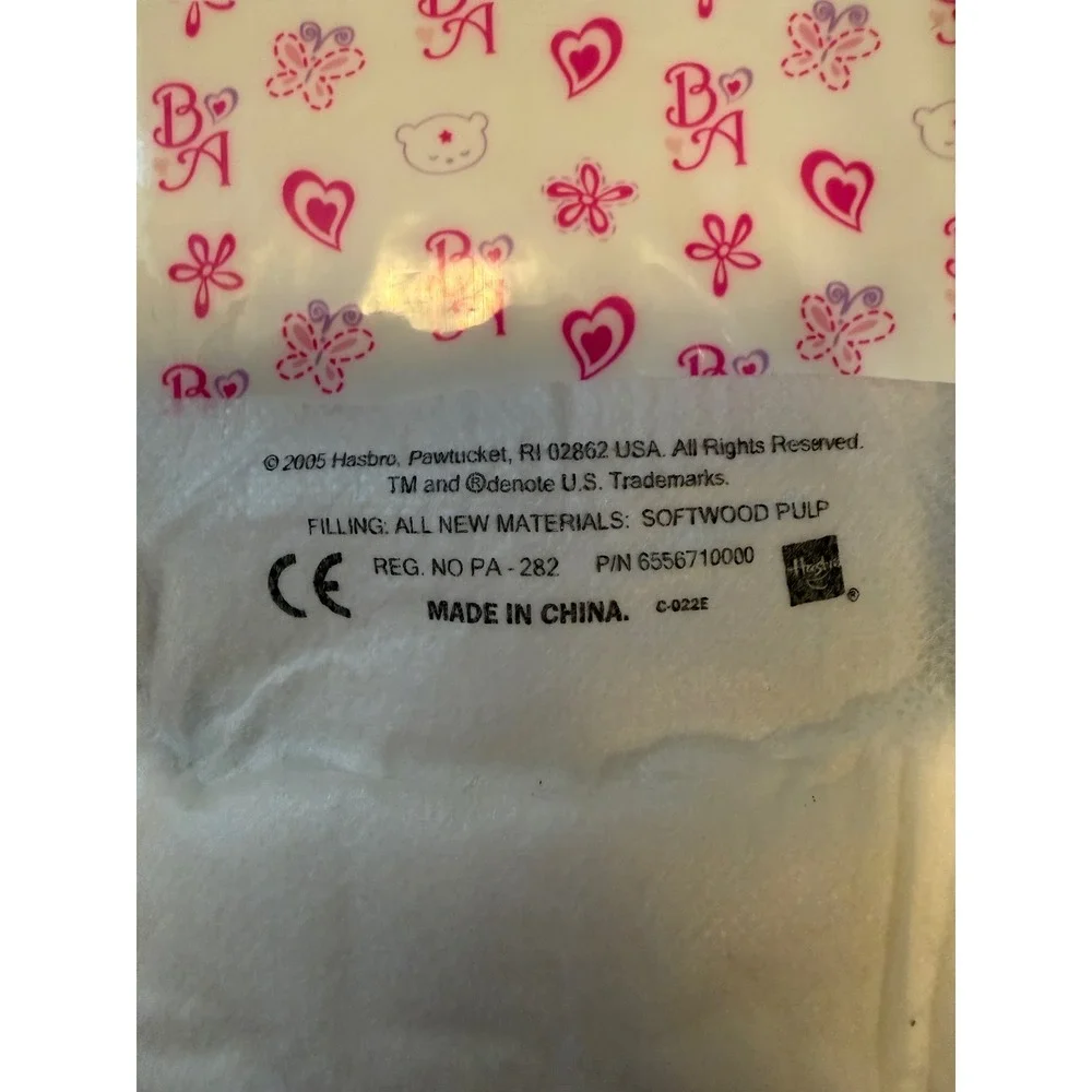 Hasbro Baby Alive Diapers Doll Accessories Set of 3 Pink White 2005 Vintage